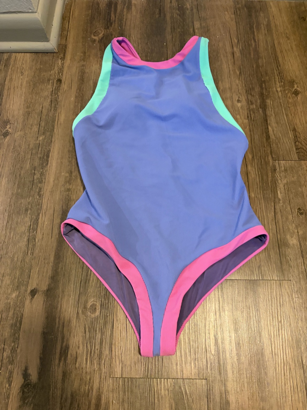 NWT Beach Riot Steph Ribbed One Piece Swimsuit Medium